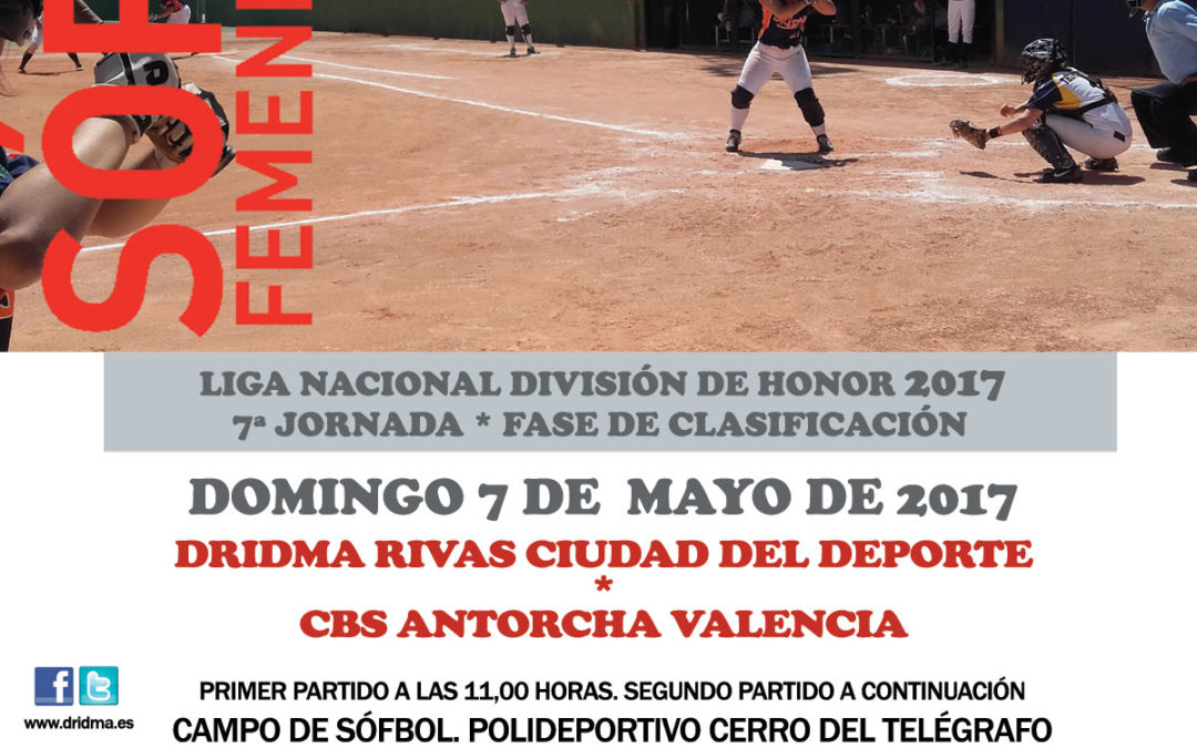 Liga Nacional División de Honor. Domingo 7 de mayo: Dridma – Antorcha